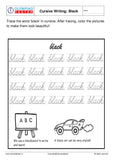 Cursive Writing Worksheets for Kindergarten