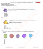 Class 2 Maths Olympiad question papers