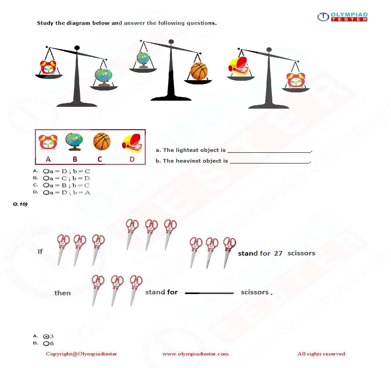 20 Printable Class 2 Maths Olympiad Sample Papers - Olympiadtester