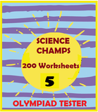 200 Class 5 Science Worksheets PDF - Instant download - Olympiad tester
