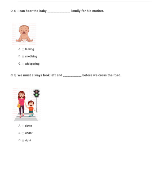 Class 1 IEO English Olympiad - Mock test 03