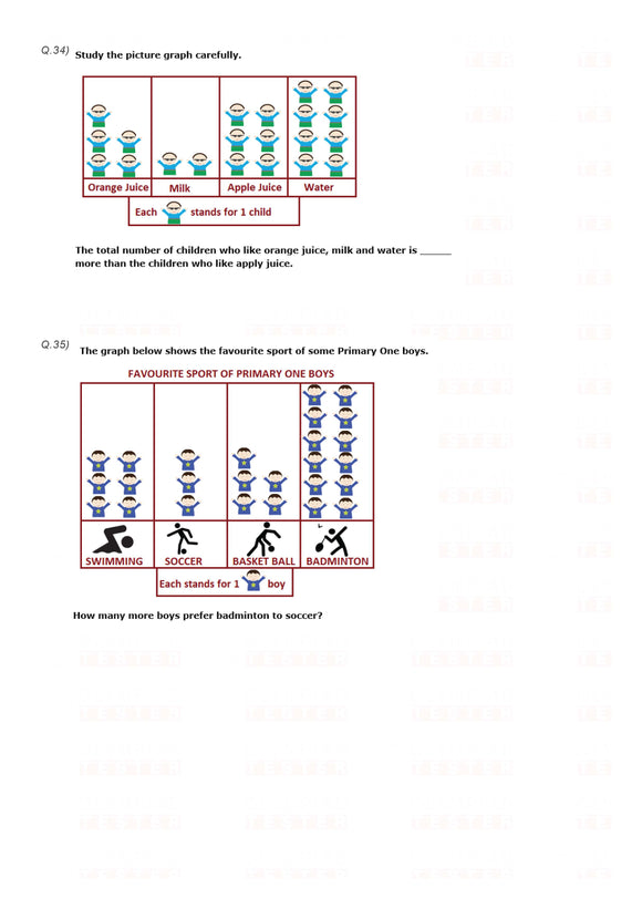 Class 1 IMO Maths OIympiad mock test - PDF 07