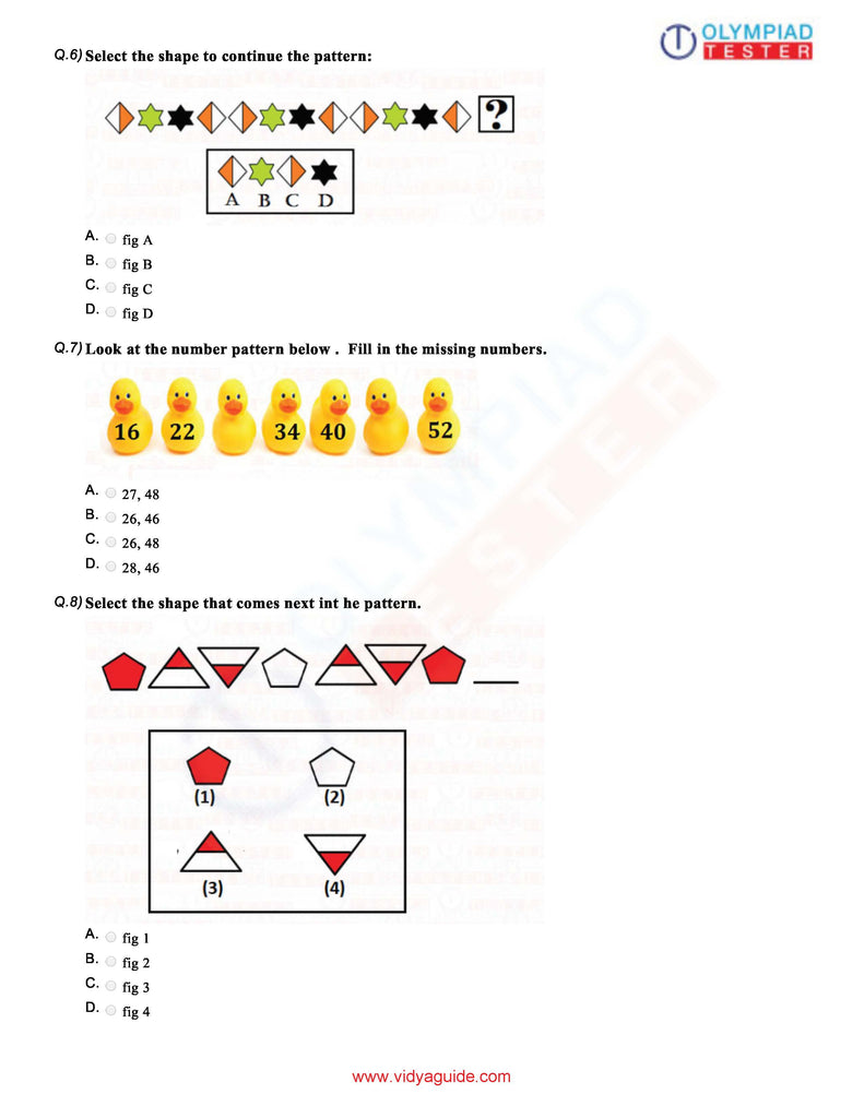 Class 1 Maths HOTS - Number sense - PDF Worksheet 01