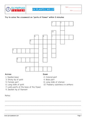 CBSE Class 4 Science HOTS Worksheets - Plants - Set 06