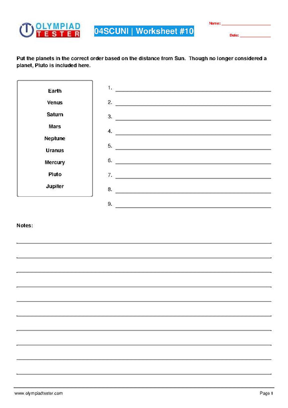 CBSE Class 4 Science HOTS Worksheets - Earth & Universe - Set 02