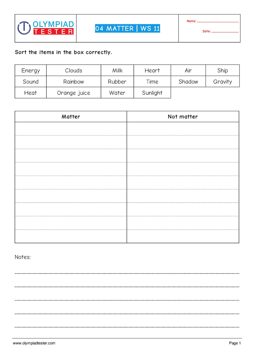 CBSE Class 4 Science HOTS Worksheets - Matter And Materials - Set 03 ...