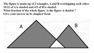 Maths Olympiad Class 5 question papers -  Fractions