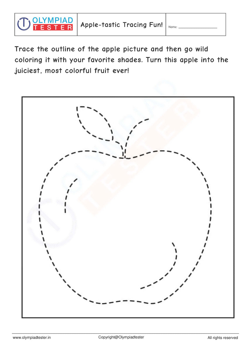 Apple Tracing Fun ! | Olympiad tester