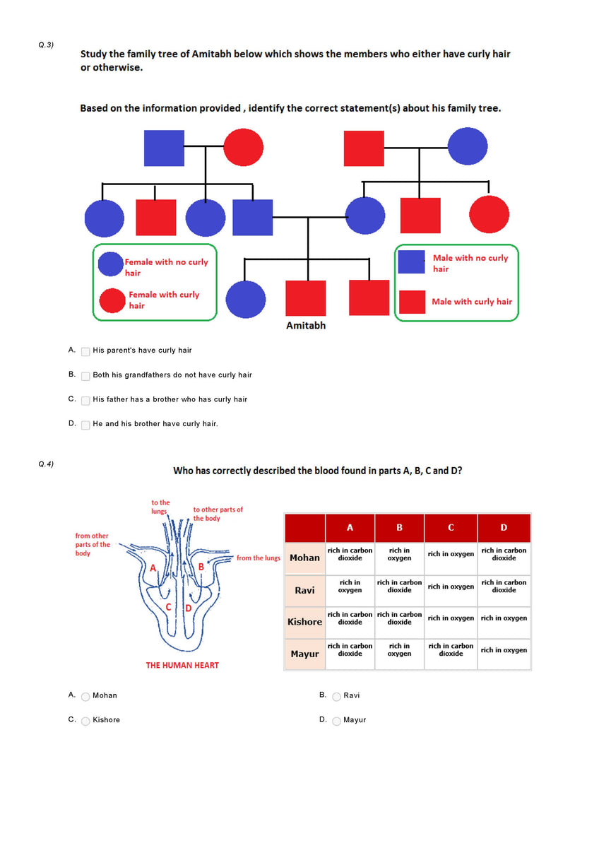 Science Olympiad Class 5 - Sample Question Paper 15 | Olympiad Tester