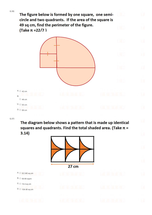 Class 6 IMO Maths Olympiad pdf worksheet 01