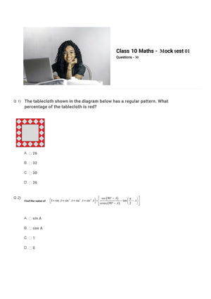 Maths Olympiad Class 10 - Sample question paper 19