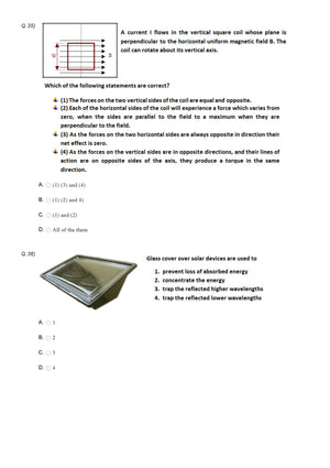 Science Olympiad Class 10 - Sample question paper 28