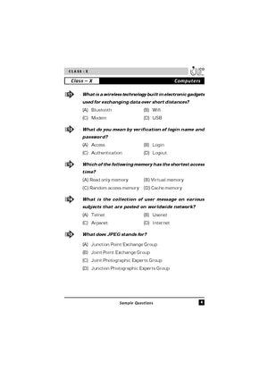 Cyber Olympiad Class 10 - Sample question paper 03