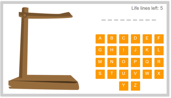 Online hangman puzzle - Central American countries