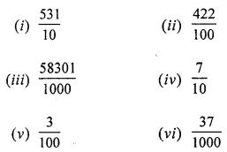 Class 6 Maths - Decimals - Test 01