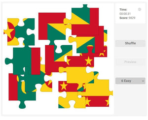 Online jigsaw puzzle - Country flag of Grenada