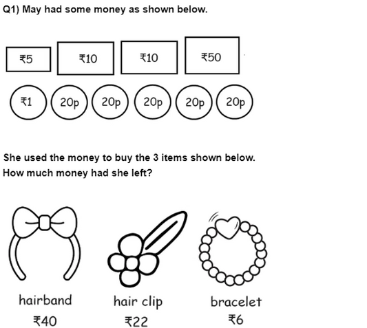 Money Worksheets for 2nd Grade