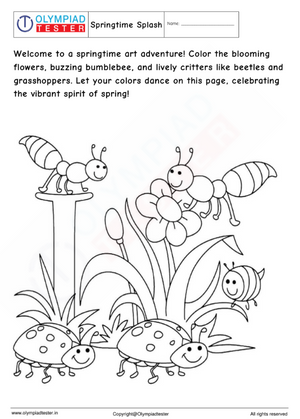Free Printable Spring Coloring Pages : Coloring Delight