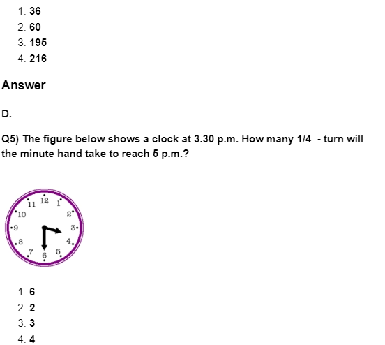 CBSE Class 4 Mathematics Time Questions | Olympiad tester