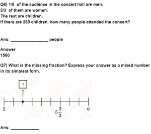 4th Grade Fractions Worksheets