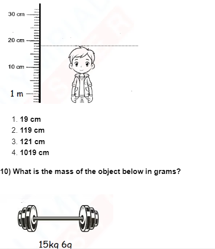 cbse class 3 maths measurements worksheets with answers