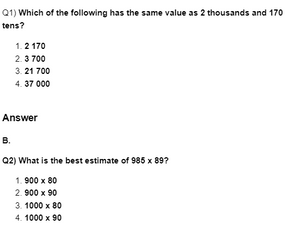 Number System Worksheets for Class 4
