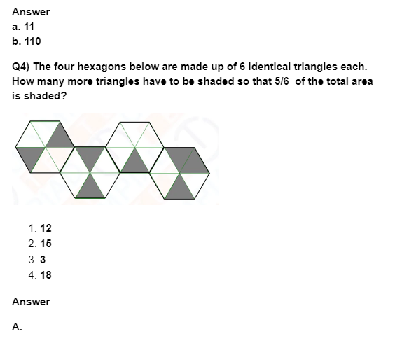 4th Class Mathematics Fractions Question Bank | Olympiad tester