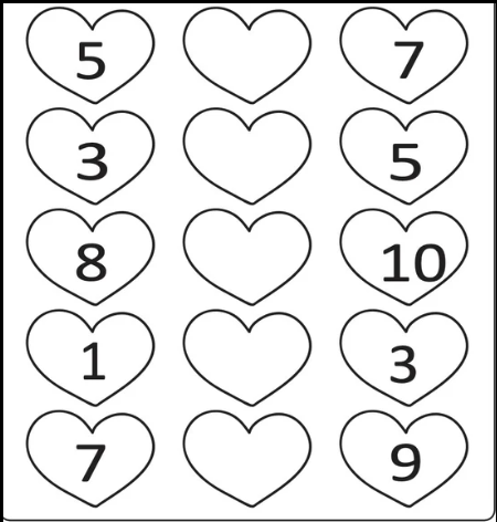 Hunt for the Secret Middle Number- Kindergarten Math Worksheet ...