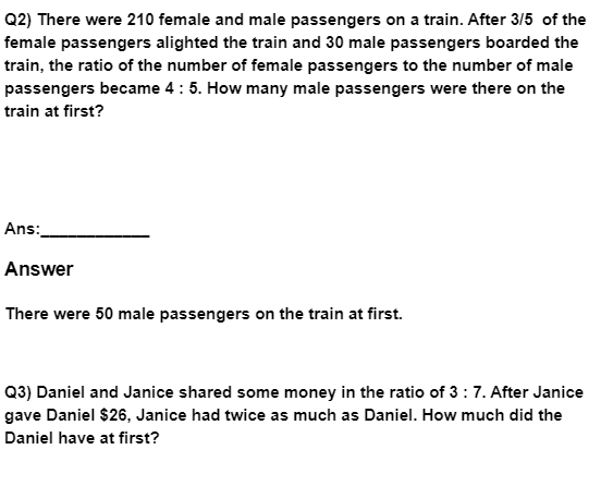 Grade 6 Maths - Ratio - Set 01