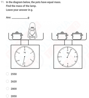 Class 3 IMO online worksheet