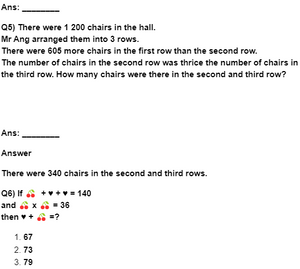 Computation Operations - Mathematics Olympiad Class 4