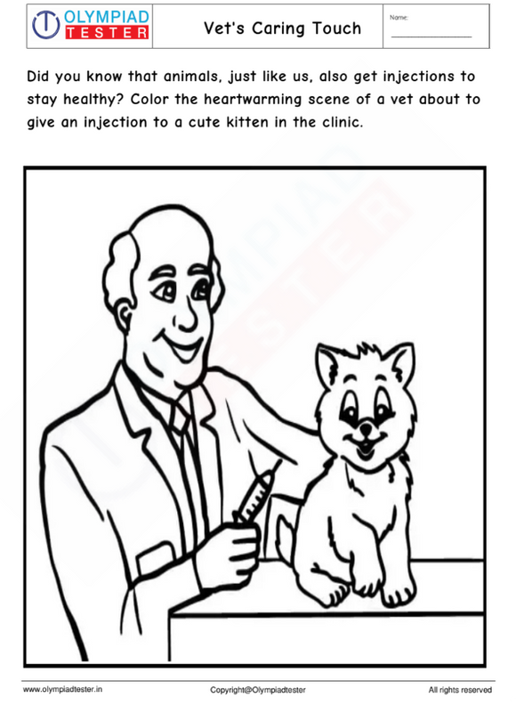 Injection Coloring Page