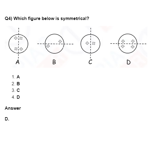 Class 5 Maths - Symmetry - Test 02