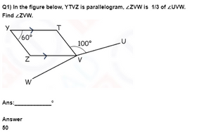 Class 5 Maths - Measurement of Angles - Test 02