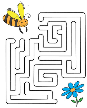 Bee And The Flower Maze