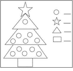 Free Kindergarten Worksheets - Christmas 69