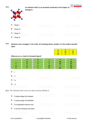 Science Olympiad Class 10 - Sample question paper 05