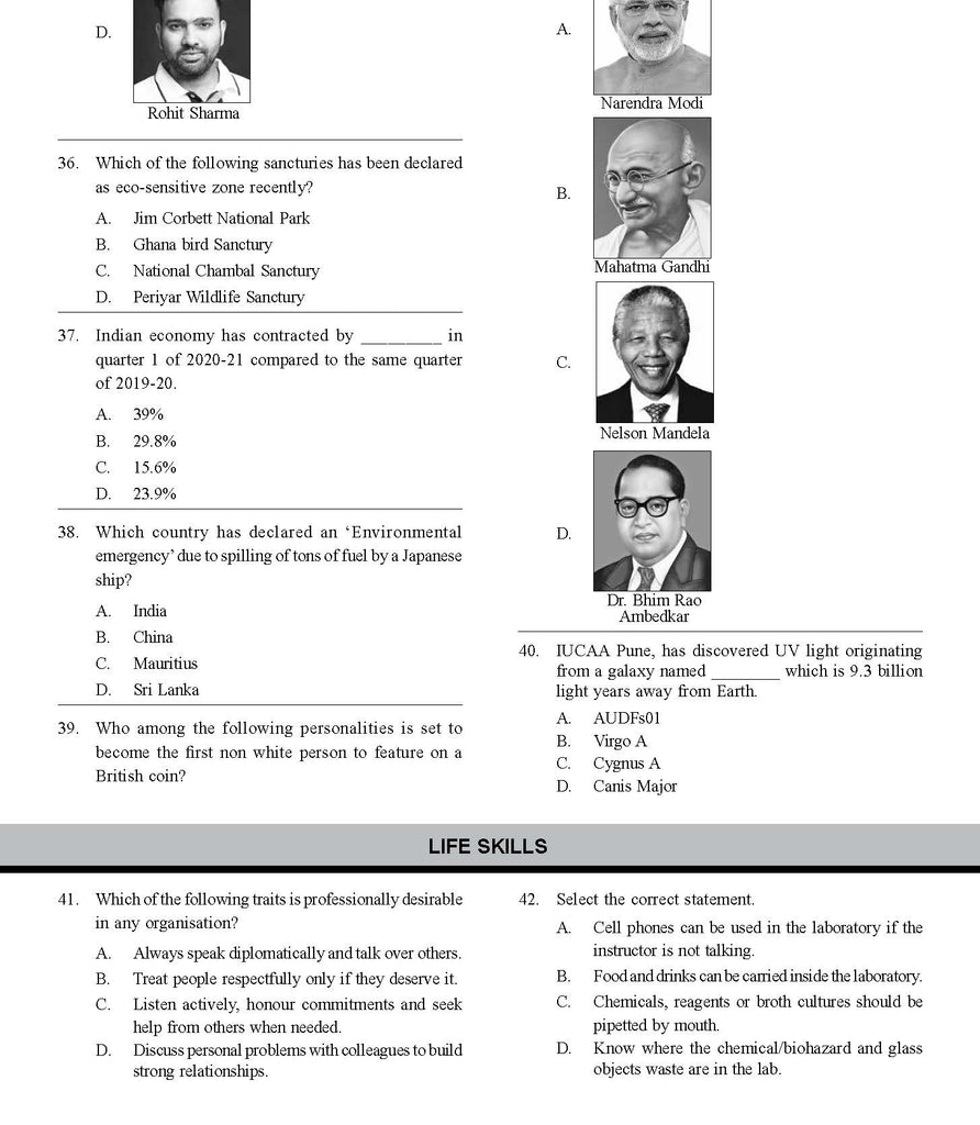 GK Olympiad for Class 9 - Sample question paper 14