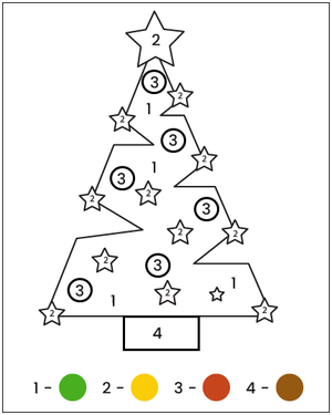 Free Kindergarten Worksheets - Christmas 06