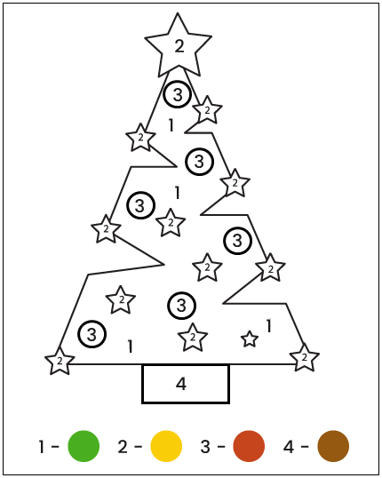 Download and print this free Christmas kindergarten worksheet in PDF format.