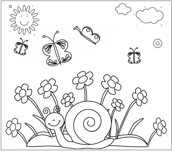 Download our free kindergarten worksheet on spring.