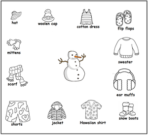 Free Preschool Worksheets - Weather 11