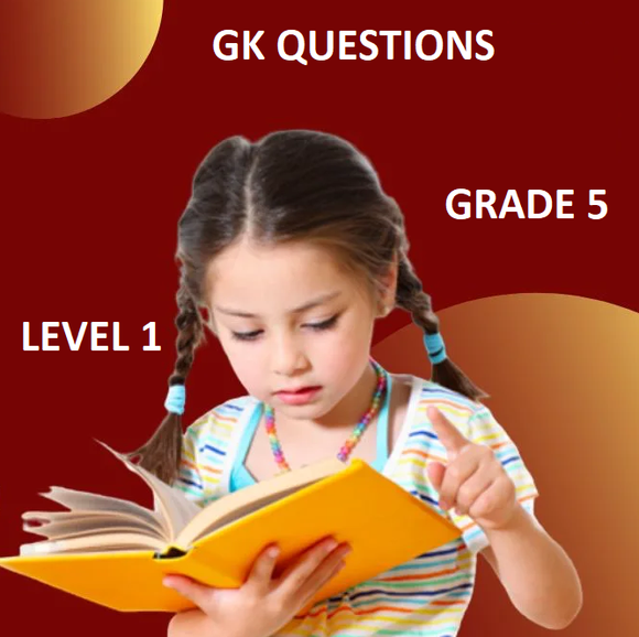 250 Free GK Questions for Class 5 - Level 1
