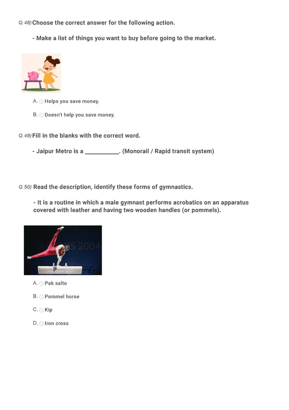 IGKO Class 5 - Sample question paper 12