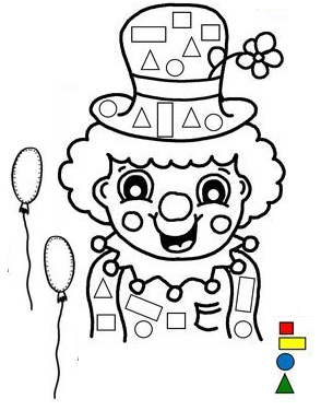 Clown with Shapes