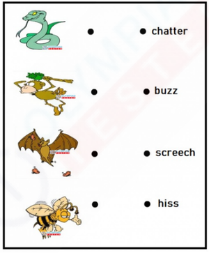 Match the Animal Sounds - Free Kindergarten Worksheet