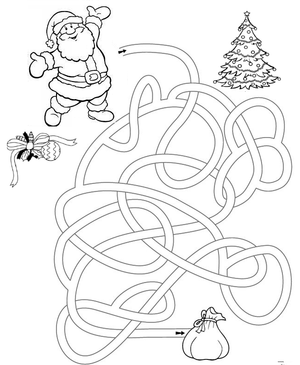 Free Kindergarten  Worksheets - Christmas 49