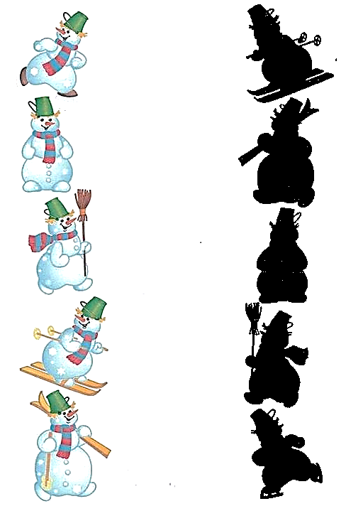 Download and print this shadow matching worksheet for kindergarten and preschool children for free.