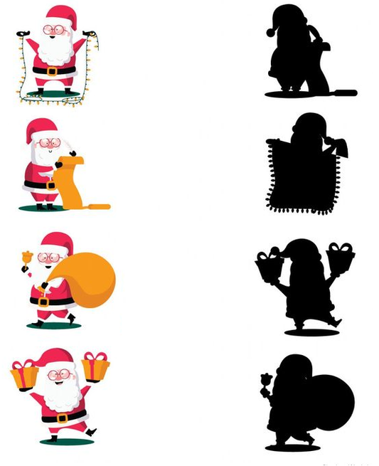 Download this shadow matching worksheet as PDF.