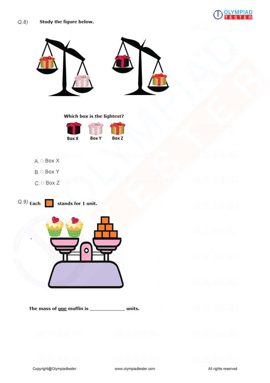 Class 1 IMO Maths Olympiad mock test - PDF 18